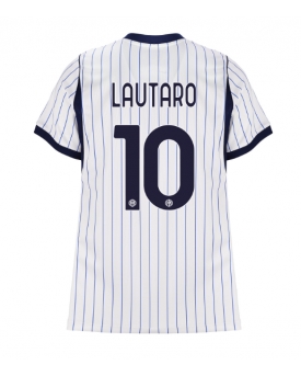 Inter Milan Lautaro Martinez #10 Maglia Gara Trasferta Repliche 2026-27 Donna Maniche Corte Inter Milan Lautaro Martinez #10 Maglia Gara Trasferta Repliche 2026-27 Donna Maniche Corte